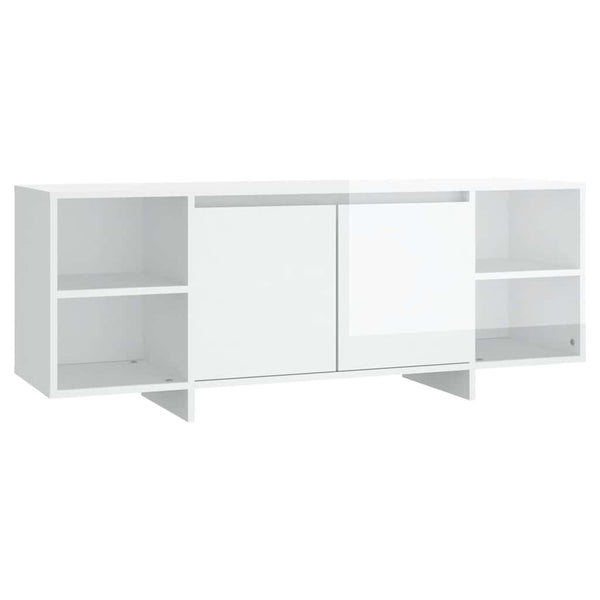 TV-Schrank Weiß Hochglanz 130 cm