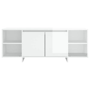 TV-Schrank Weiß Hochglanz 130 cm