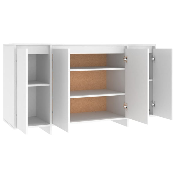 Weißes Sideboard 135 cm Holzwerkstoff