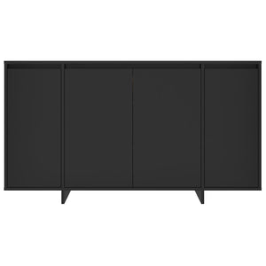 Schwarzes Sideboard 135 cm