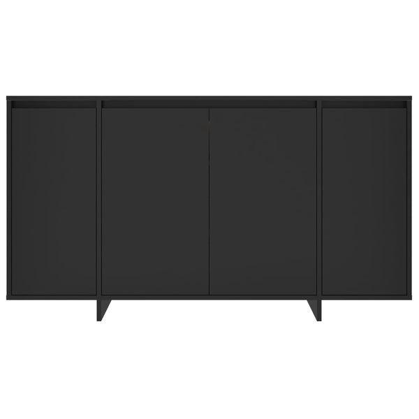 Schwarzes Sideboard 135 cm