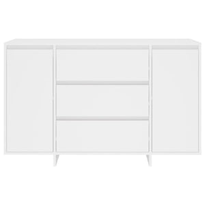 Weißes Sideboard mit 3 Schubladen 120 cm