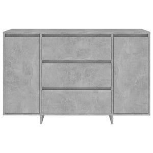 Betongraues Sideboard mit 3 Schubladen