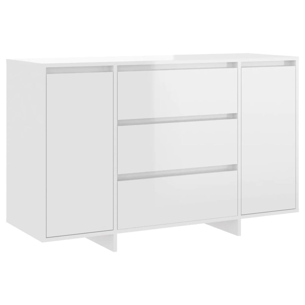 Hochglanz Sideboard Weiß, 120cm