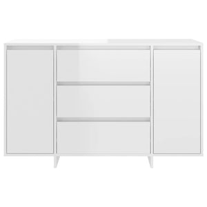 Hochglanz Sideboard Weiß, 120cm