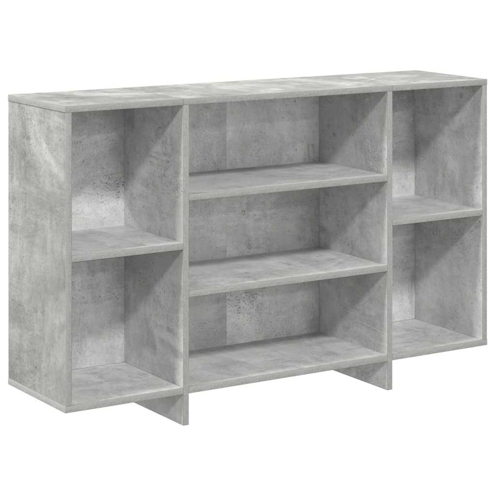 vidaXL Sideboard Concrete Gray 120x30x75 cm Engineered Wood