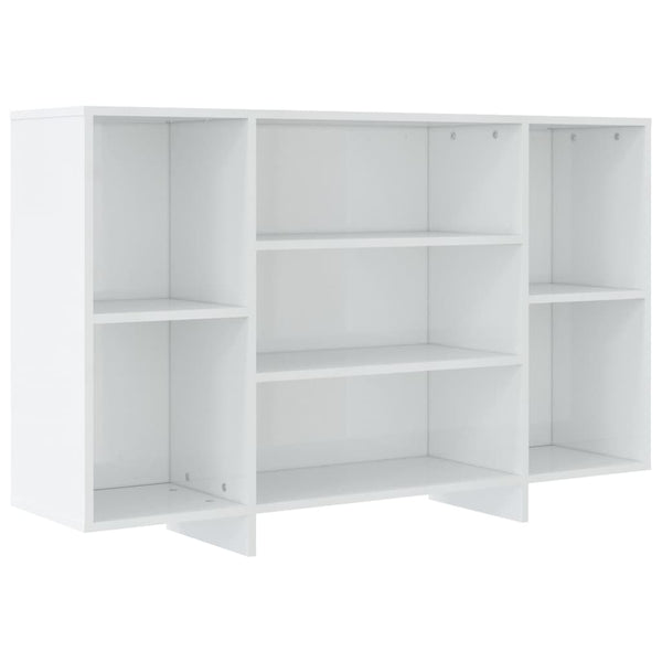 Sideboard Hochglanz Weiß 120 cm
