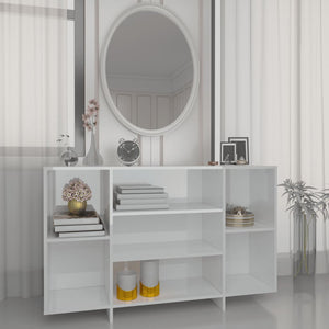 Sideboard Hochglanz Weiß 120 cm