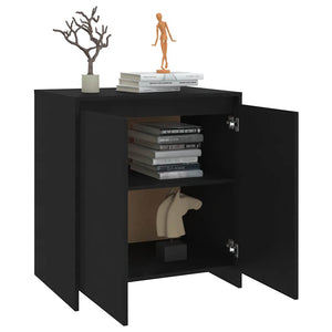 Schwarzes Sideboard 70 cm