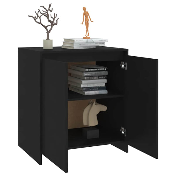 Schwarzes Sideboard 70 cm