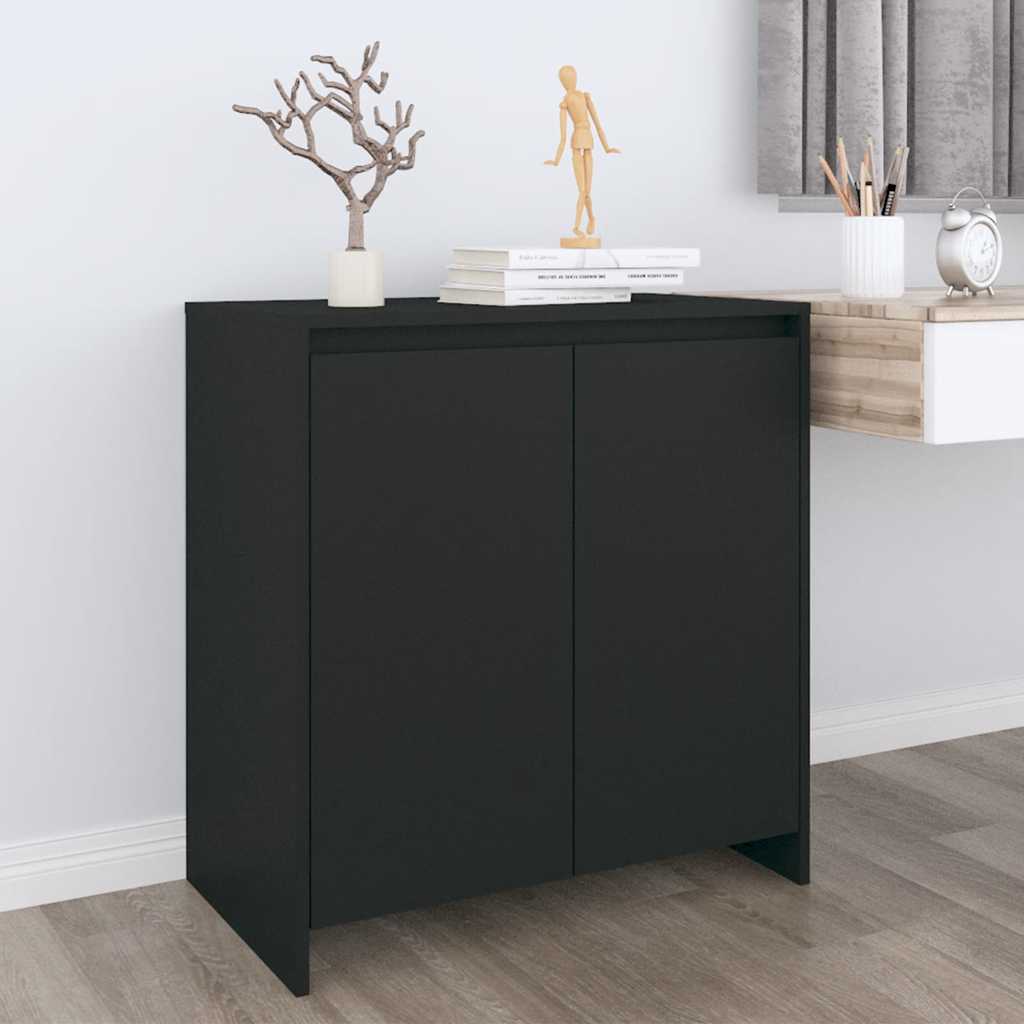 Schwarzes Sideboard 70 cm