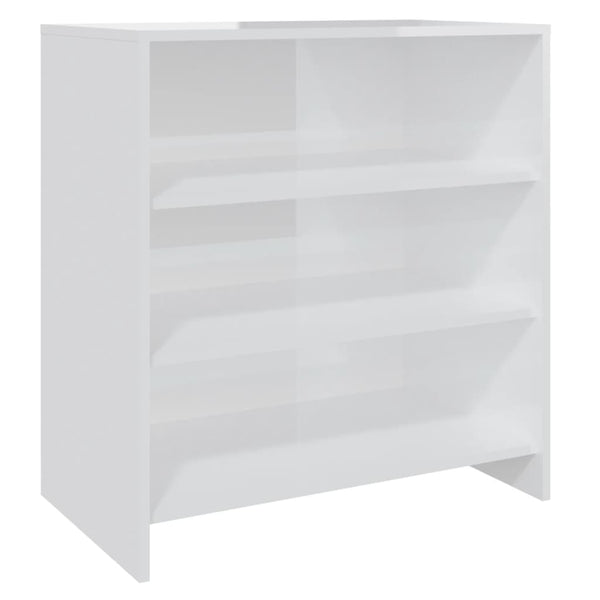 Hochglanz Sideboard Weiß 70 cm