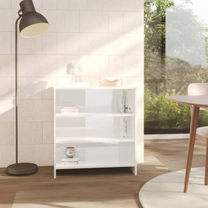Hochglanz Sideboard Weiß 70 cm