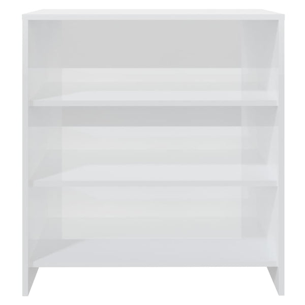 Hochglanz Sideboard Weiß 70 cm