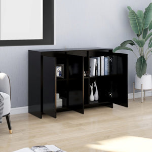 Schwarzes Sideboard 102 cm