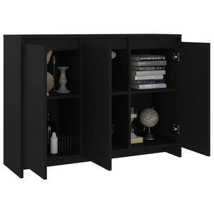 Schwarzes Sideboard 102 cm