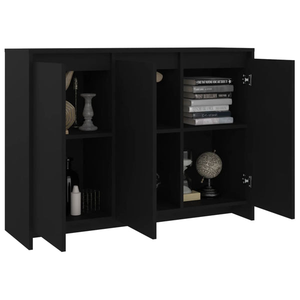 Schwarzes Sideboard 102 cm
