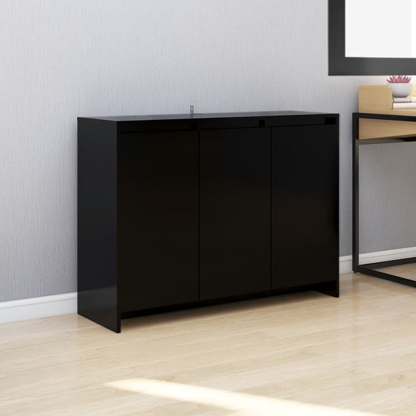 Schwarzes Sideboard 102 cm