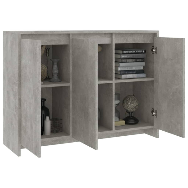 Sideboard Betongrau 102 cm