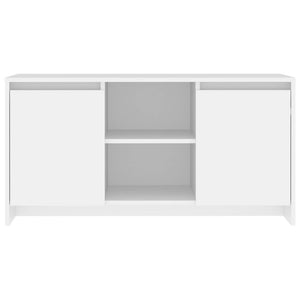 Meuble TV vidaXL blanc 102x37,5x52,5 cm en bois d'ingénierie