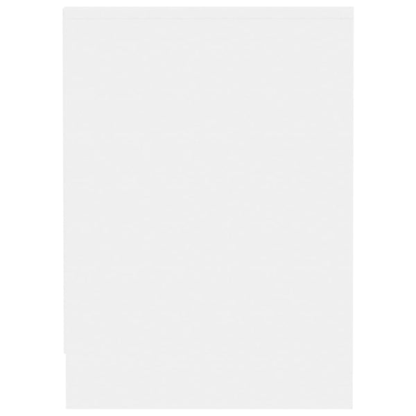 Meuble TV vidaXL blanc 102x37,5x52,5 cm en bois d'ingénierie