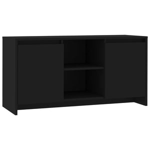 Schwarzer TV-Schrank, 102 cm