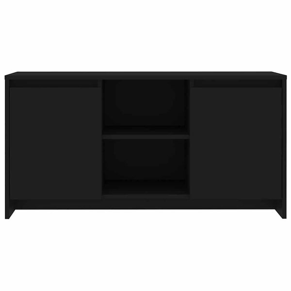 Schwarzer TV-Schrank, 102 cm