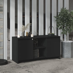 Schwarzer TV-Schrank, 102 cm