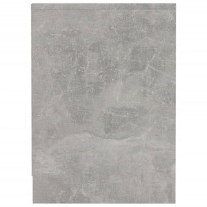 vidaXL Meuble TV Gris béton 102x37,5x52,5 cm Bois d'ingénierie