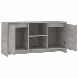 vidaXL Meuble TV Gris béton 102x37,5x52,5 cm Bois d'ingénierie