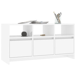 TV-Schrank Weiß Hochglanz, 102 cm