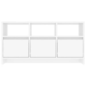 TV-Schrank Weiß Hochglanz, 102 cm
