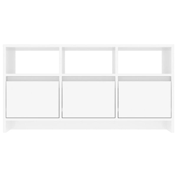TV-Schrank Weiß Hochglanz, 102 cm