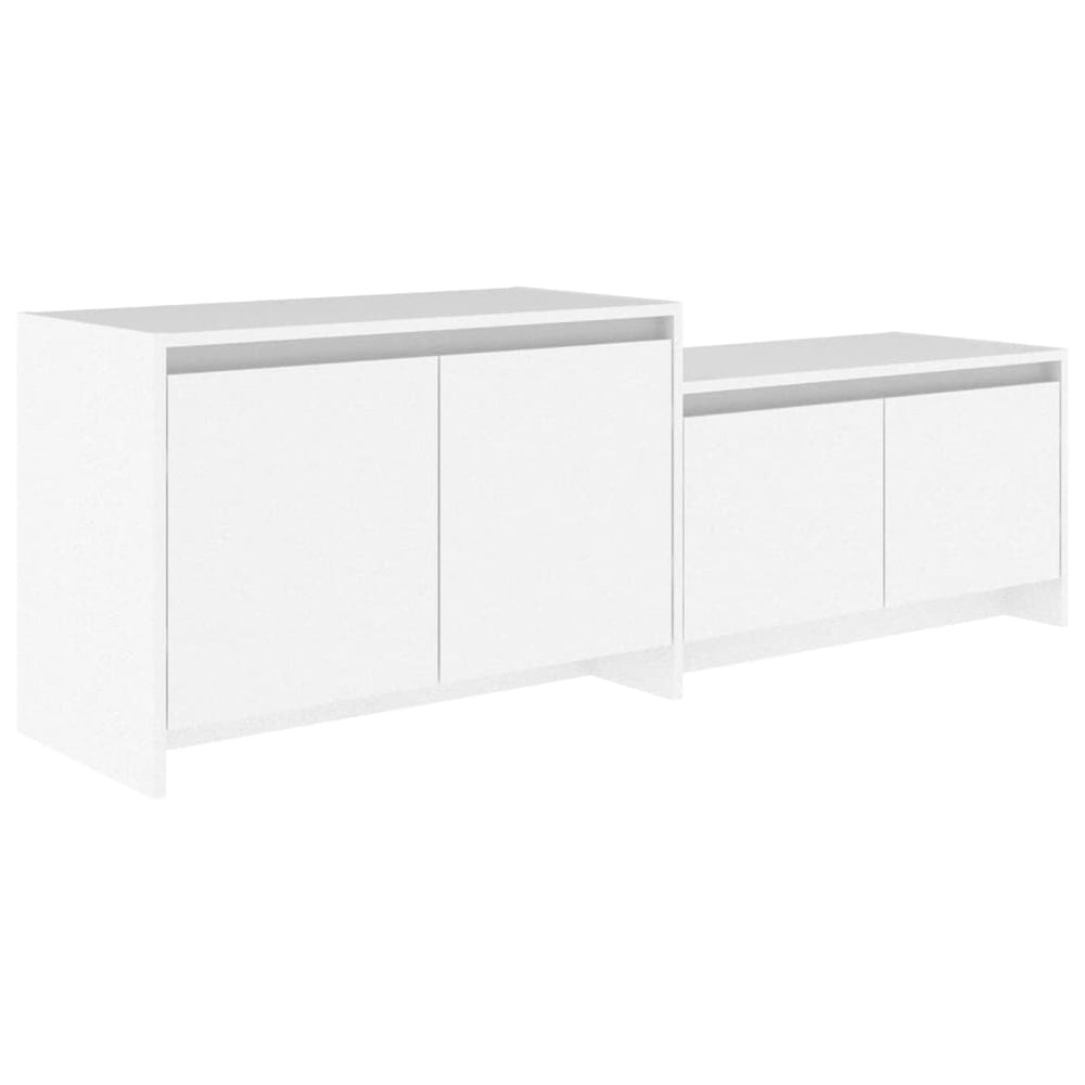 Meuble TV vidaXL blanc 146,5x35x50 cm Aggloméré