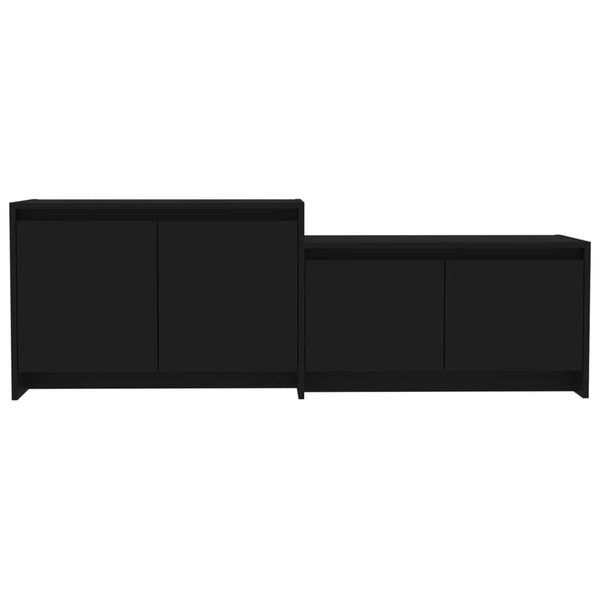 Schwarzer TV-Schrank 146,5 cm