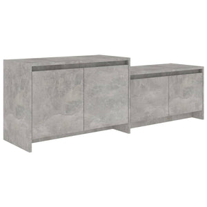 Betongrauer TV-Schrank 146,5 cm