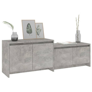 Betongrauer TV-Schrank 146,5 cm