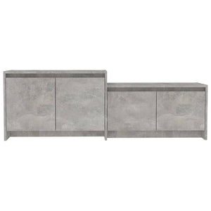 Betongrauer TV-Schrank 146,5 cm
