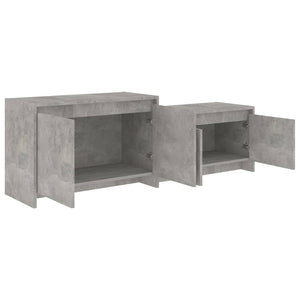 Betongrauer TV-Schrank 146,5 cm