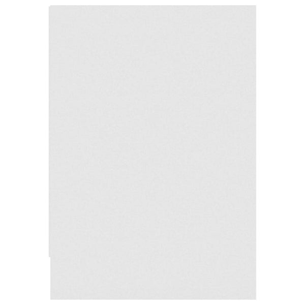 Meuble TV vidaXL blanc brillant 146,5x35x50 cm en bois d'ingénierie