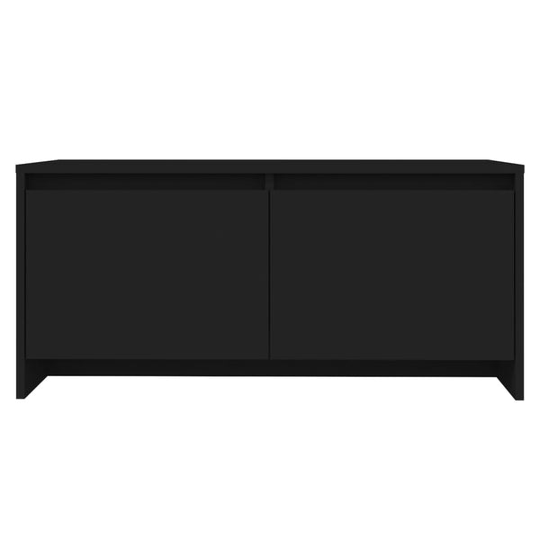 Schwarzer Couchtisch 90x50 cm
