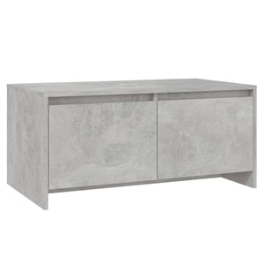 Betongrau Couchtisch 90x50 cm