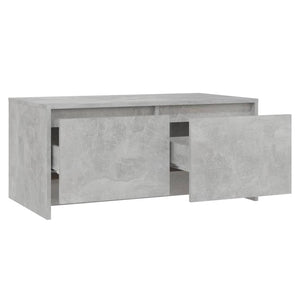 Betongrau Couchtisch 90x50 cm