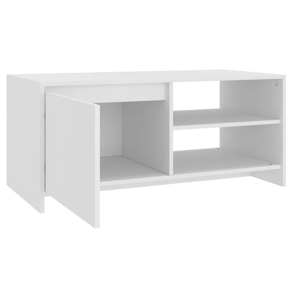 Weißer Couchtisch 102x50 cm