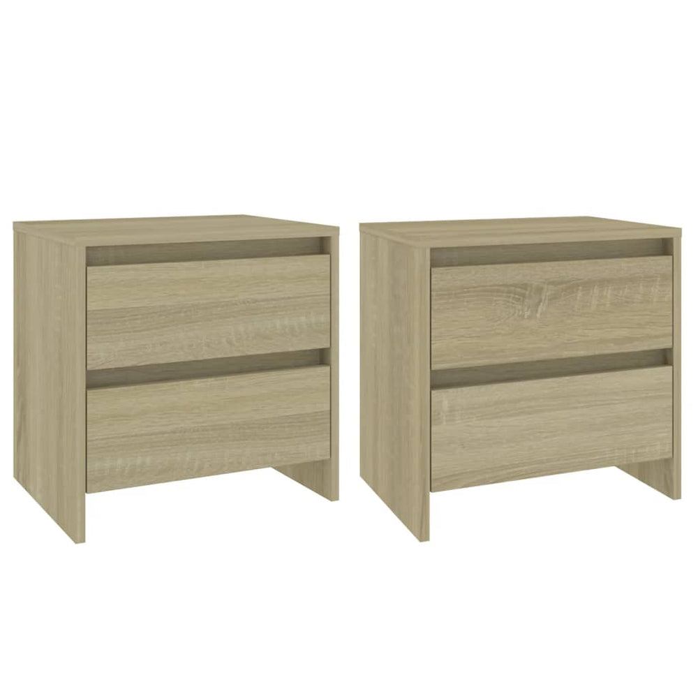 Nachttische Sonoma-Eiche, 2er-Set