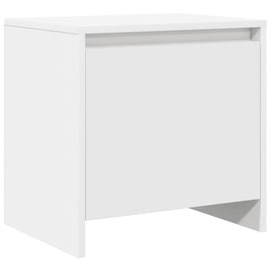 Nachttische 2er Set Weiß Holz
