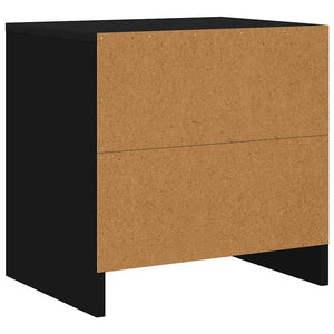 Schwarzer Nachttisch 45x34x44,5 cm