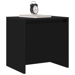 Nachttische 2er Set Schwarz Holz