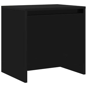 Nachttische 2er Set Schwarz Holz