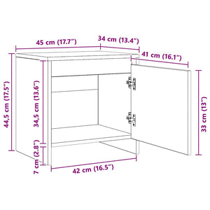 Nachttisch Sonoma Eiche 45 cm